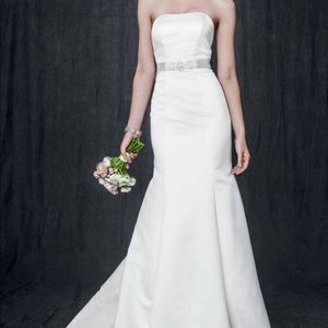 Strapless Wedding Dress Ivory - size 12